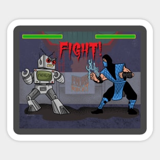 F.R.E.D. Vs Sub Zero Sticker